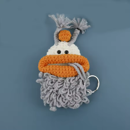 Shaggy Sausage Mouth Key Case