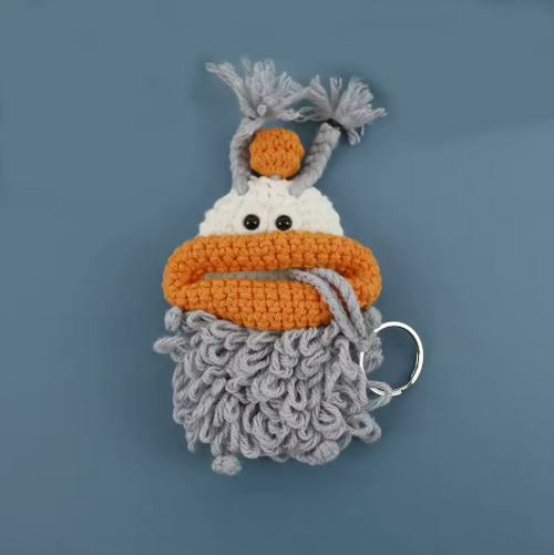 Shaggy Sausage Mouth Key Case