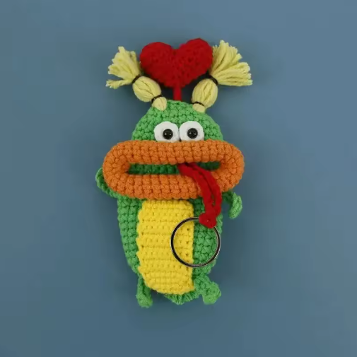 Sausage Mouth Classic key case