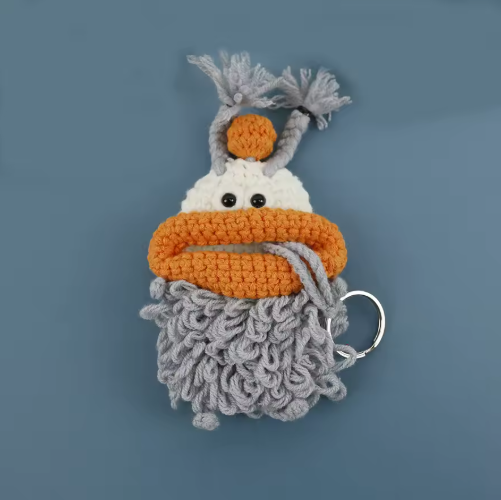 Shaggy Sausage Mouth Key Case