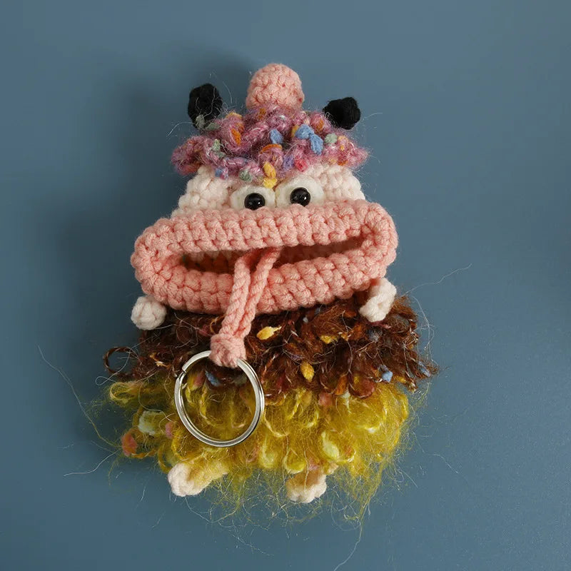 Shaggy Sausage Mouth Key Case