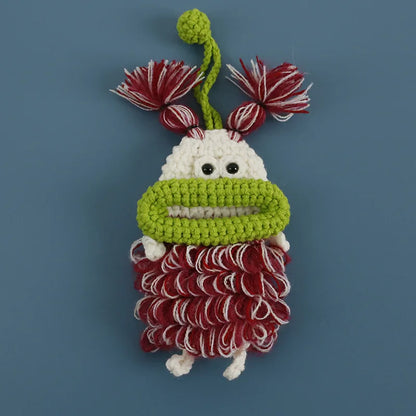 Shaggy Sausage Mouth Key Case